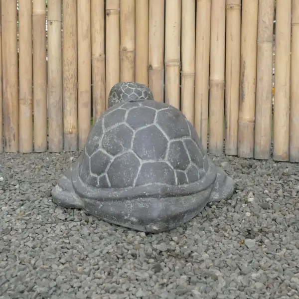 Product image 5 of the product “Turtle umbrella stand made of cast stone with diameter 4.5cm, deep hole 25cm and height 28cm (without plastic pipe inside) ”